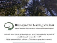 Tablet Screenshot of dls-learning.com